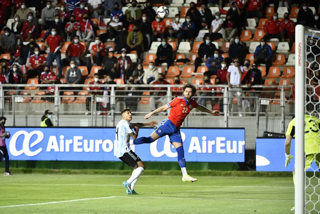 Brereton anotó el gol de Chile ante Argentina en Calama en las eliminatorias pasadas