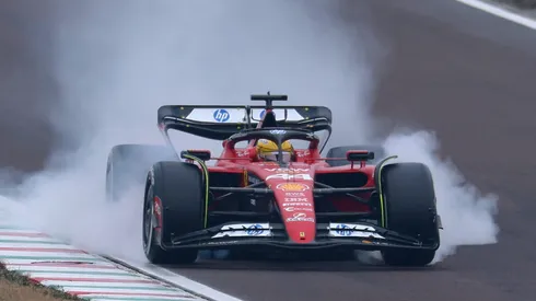 Hamilton tuvo su primer traspié a bordo de un Ferrari.