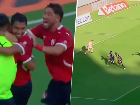 Comparan a Cabral con Bochini tras marcar golazo en Independiente