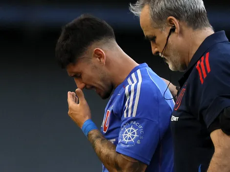 Entre lágrimas: Fernández se lesiona en su estreno con la U