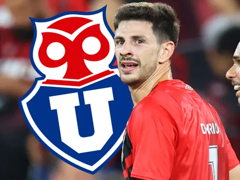 Llegó el goleador de la U: lo sacaron escondido