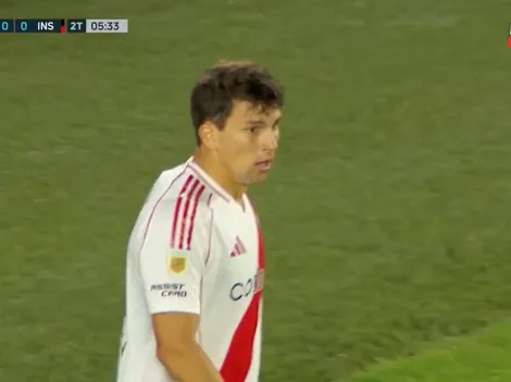 Tapia se pierde un gol cantado en River: así reaccionó Gallardo