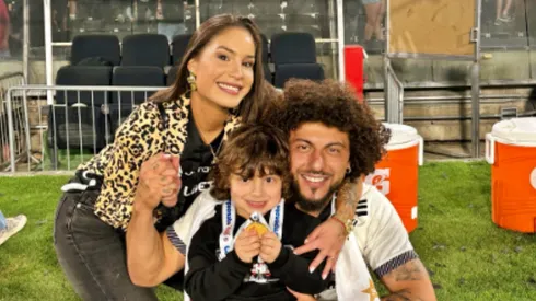 El hijo de Falcón se puso antes la camiseta del Inter Miami.