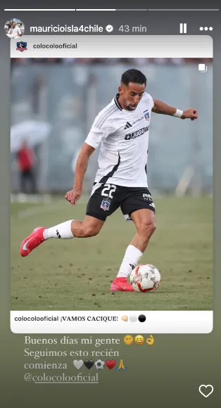 Isla pidió calma entre los hinchas albos