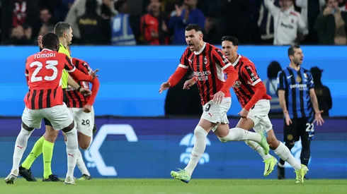 Theo Hernández fue clave para la última victoria de Milan vs Inter, en la final de la Supercopa de Italia.