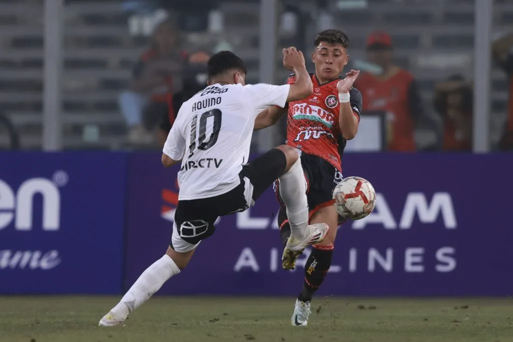 Claudio Aquino dejó algunos chispazos ante Deportes Limache. (Felipe Zanca/Photosport).