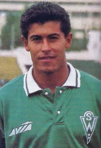 Jorge Almirón en Wanderers. (Captura).