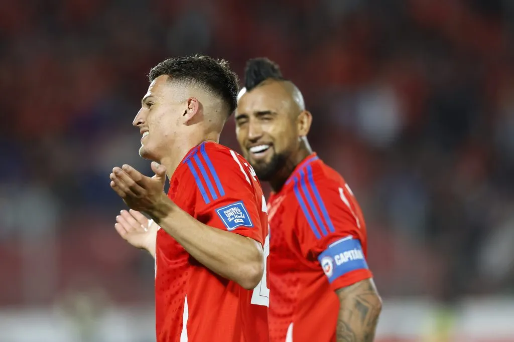 Lucas Cepeda es llamado a la Roja, luego de sus dos goles ante Venezuela. Foto: Pepe Alvujar/Photosport