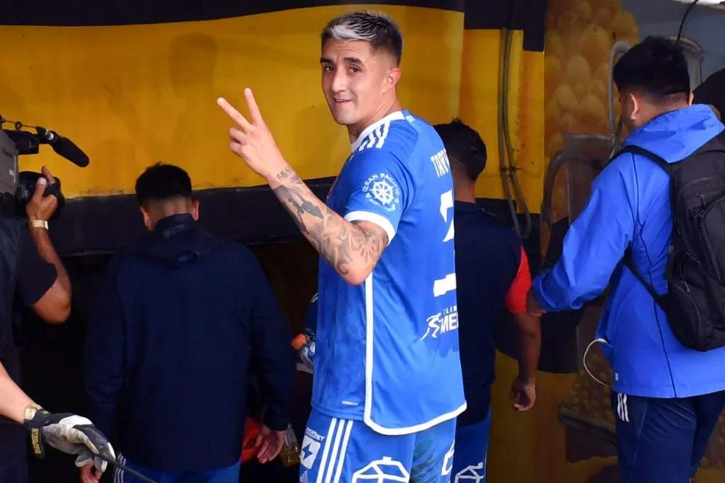 Ignacio Tapia se ha vuelto protagonista de la defensa de U de Chile. Foto: Alejandro Pizarro Ubilla/Photosport