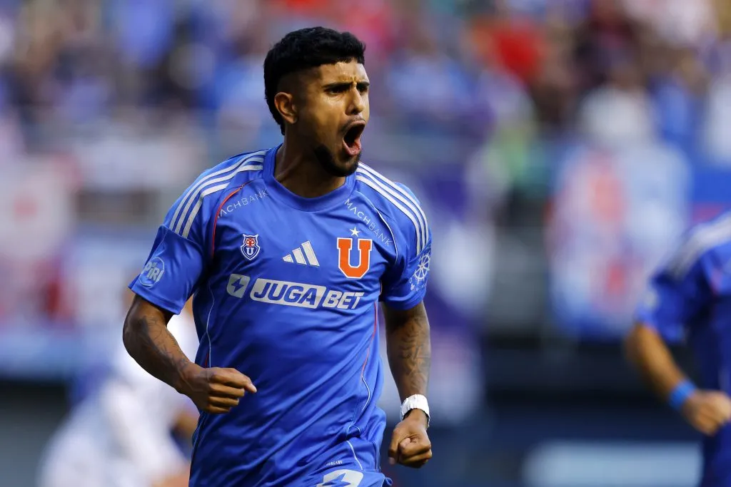 Antonio Diaz celebró su gol contra Deportes Recoleta durante el partido por Copa Chile – Photosport