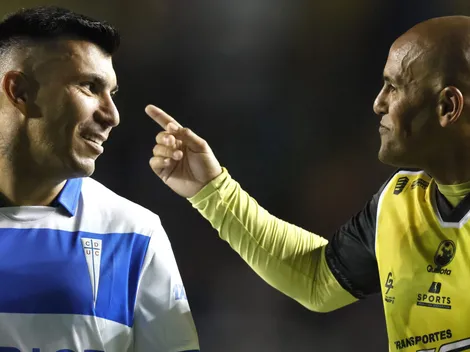 El momento de Gary y Chupete tras el partido