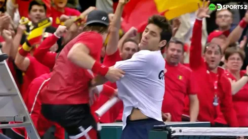 Bergs agredió a Garin tras celebrar un quiebre.