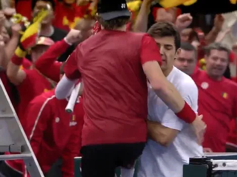 Video: la brutal agresión a Garín en Copa Davis