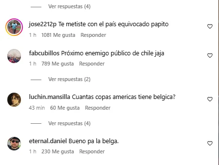 Los mensaje que le dejaron al belga tras la agresión a Cristian Garin. | Foto: Captura.