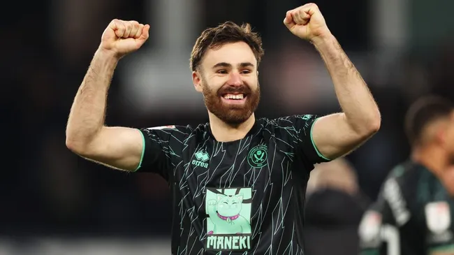 Ben Brereton aseguró que recuperó la sonrisa tras volver al gol con Sheffield United. Foto: Getty Images.