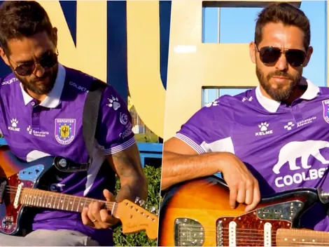 La presentación rockera de Joaquín Larrivey en Deportes Concepción