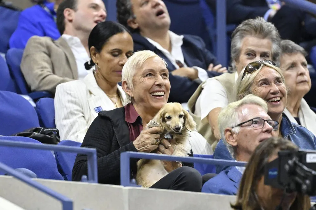 Martina Navratilova apoya a Cristian Garin. Foto: Imago