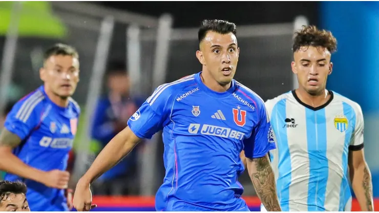 Contreras jugó su primer partido en la U.