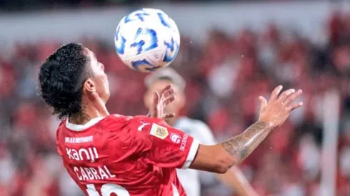 Luciano Cabral fue figura en Independiente.