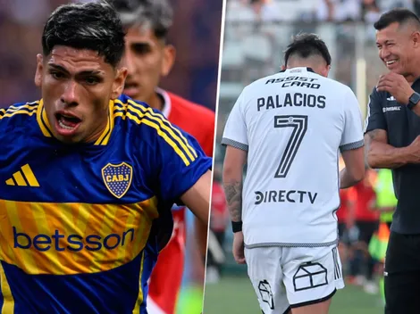 Revelan el gran cambio de Palacios entre Colo Colo y Boca Juniors