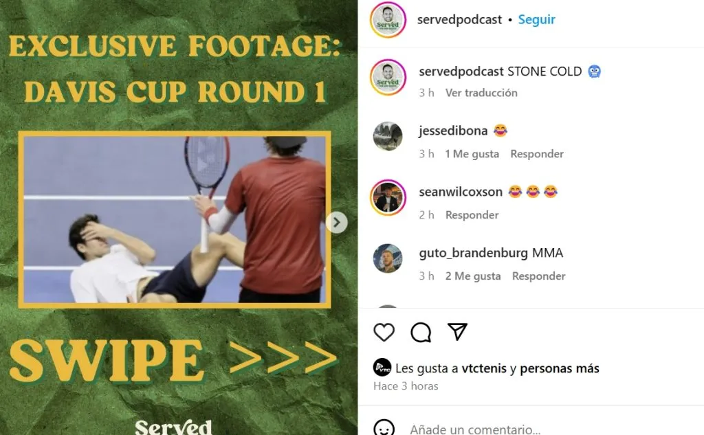 El posteo de Roddick por la situación de Garin