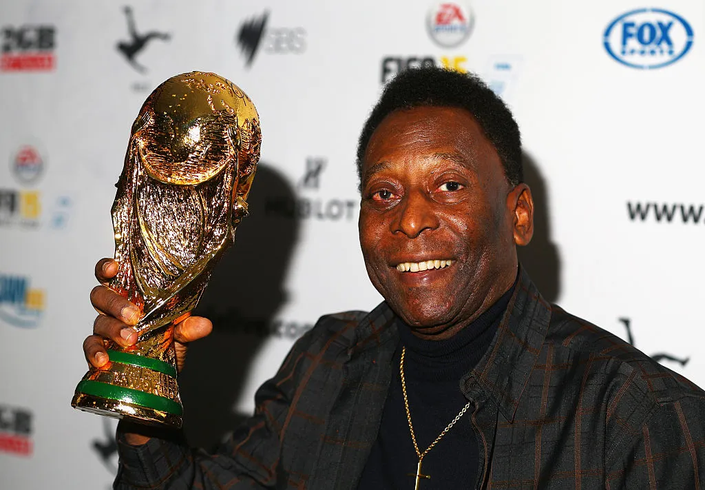 Pelé es el primero en la lista de Luis Figo (Getty Images)