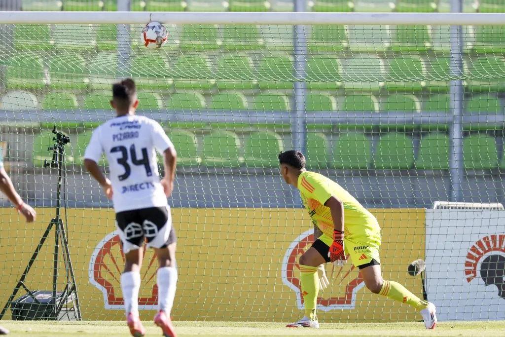 El gol de Jorge Gatica para Wanderers. Imagen: Photosport.