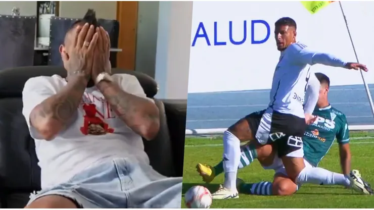 Vidal sufrió como un hincha más la derrota alba ante Wanderers.