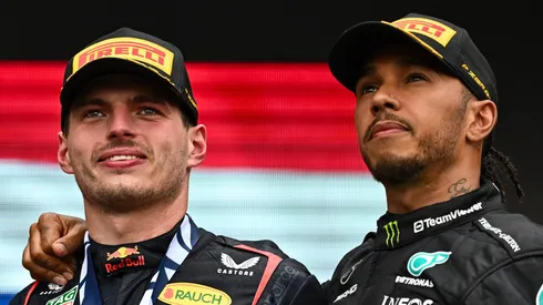 Max Verstappen y Lewis Hamilton