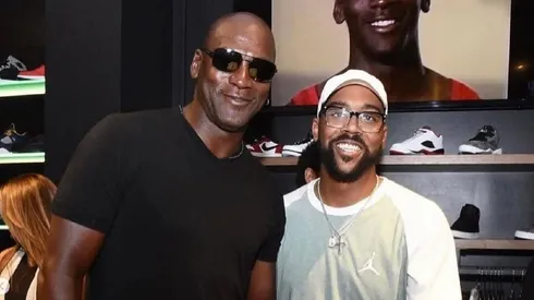 Michael Jordan y su hijo Marcus Jordan