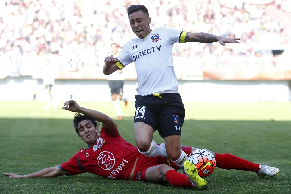 Martín Rodríguez enfrentó a Ñublense con Colo Colo en 2016. (Andrés Piña/Photosport).