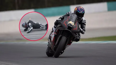 Jorge Martín durante el MotoGP Tes de Malasia.