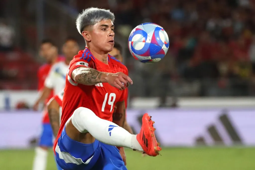 Maximiliano Guerrero fue citado por Gareca a la Copa América y a las Eliminatorias 2026. (Jonnathan Oyarzun/Photosport).