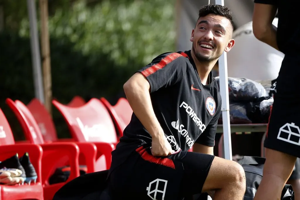Niklas Castro entrenando con la Selección Chilena en el año 2019 – Photosport