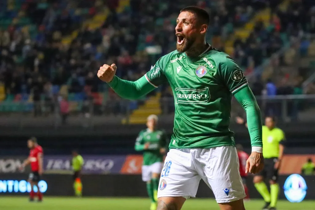Ignacio Jeraldino anotó 12 goles y entregó tres asistencias en la campaña 2024 con Audax Italiano. | Foto: Photosport.