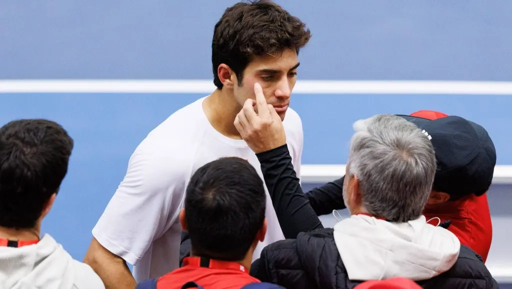 Cristian Garin en la Copa Davis