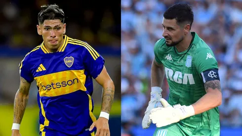 Carlos Palacios de Boca y Gabriel Arias de Racing.