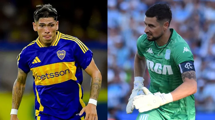 Carlos Palacios de Boca y Gabriel Arias de Racing.