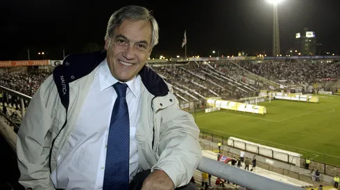 Sebastián Piñera en Colo Colo.