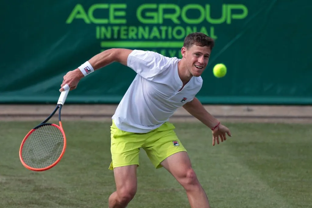Diego Schwartzman puede jugar su último partido como profesional ante Nicolás Jarry. Foto: Imago