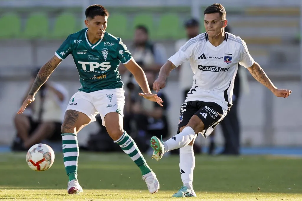 Lucas Cepeda ante Santiago Wanderers en la Copa Chile. (Foto: Andrés Piña | Photosport).