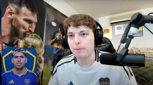 El famosísimo streamer apoyó al chileno tras las primeras críticas recibidas en el duelo ante Racing.