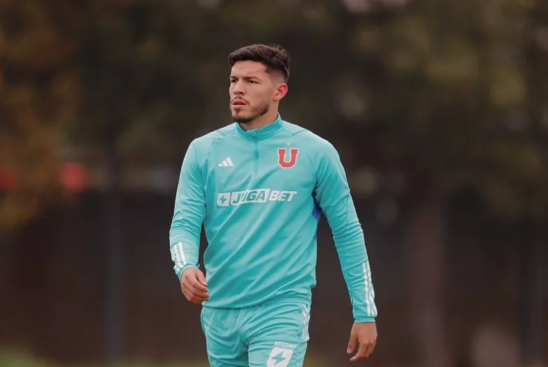 Bianneider Tamayo en una práctica de Universidad de Chile. (Foto: Instagram).