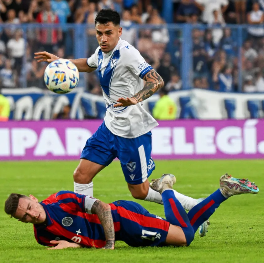 Una imagen de Claudio Baeza en su debut por Vélez. (Foto: Somos Vélez).