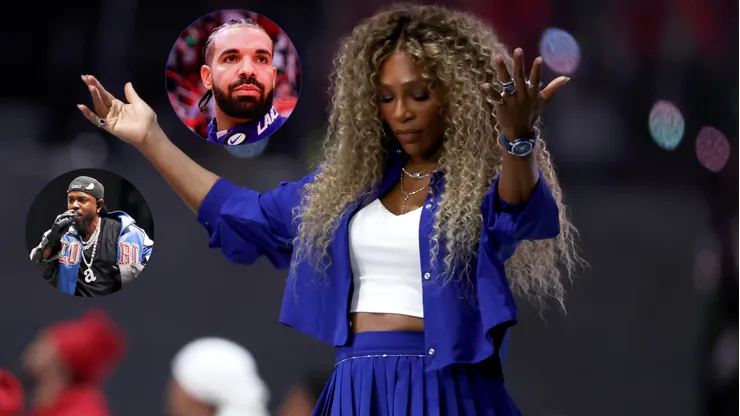 La tenista fue parte del show del medio tiempo de Kendrick Lamar.
