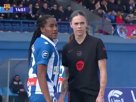 Denuncian a figura del Barcelona por agresión sobre rival colombiana