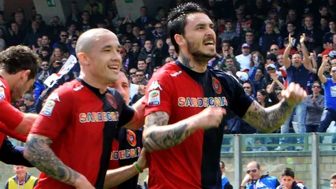 Pinilla se hizo muy cercano a Nainggolan en Italia.