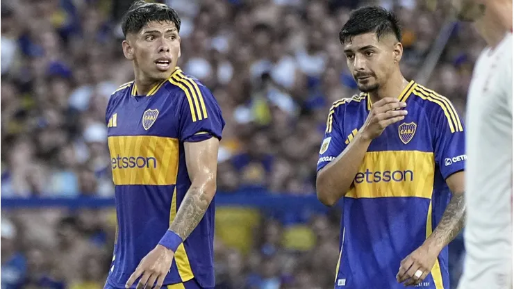 Carlos Palacios y Williams Alarcón comparten equipo en Boca.