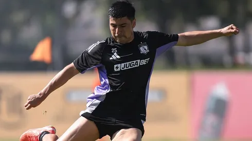 Tomás Alarcón entrenando en el Monumental.