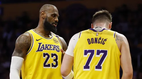 LeBron James y Luka Doncic ya consiguieron su primer triunfo